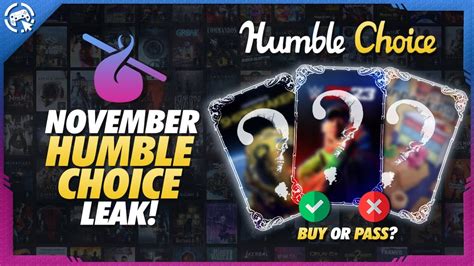 Humble Choice November Leaks : r/humblebundles